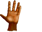 Animierte Grafik: Zeigende Hand