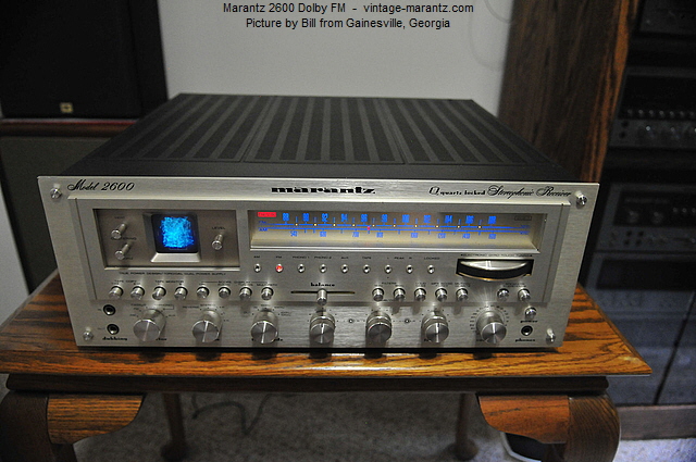 Marantz 2600 Dolby FM  -  vintage-marantz.com
Picture by Bill from Gainesville, Georgia