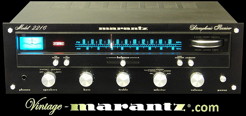 Marantz 2216 Black  -  vintage-marantz.com