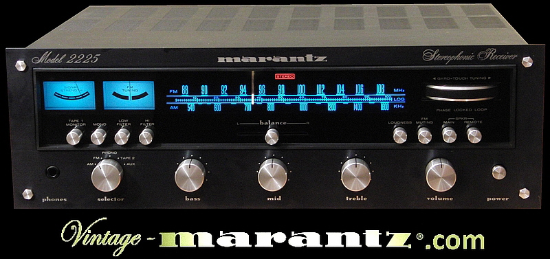 Marantz 2225 black  -  vintage-marantz.com