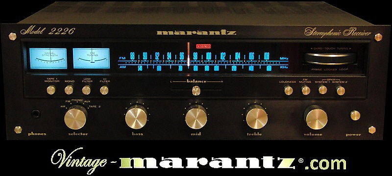 Marantz 2226 black  -  vintage-marantz.com