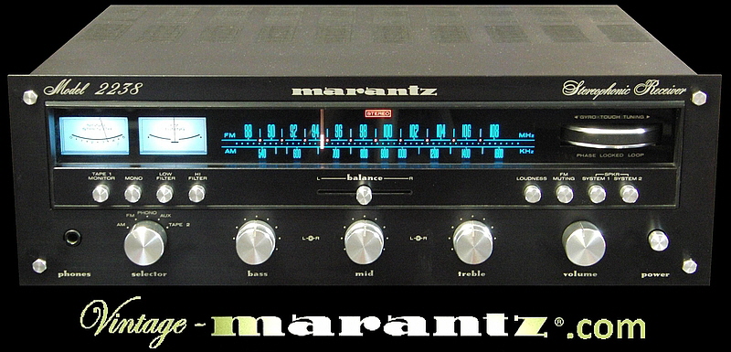 Marantz 2238 Black  -  vintage-marantz.com