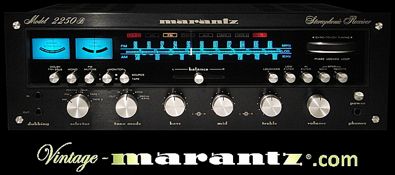 Marantz 2250B black  -  vintage-marantz.com