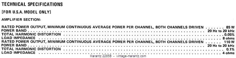 Marantz 2285B  -  vintage-marantz.com