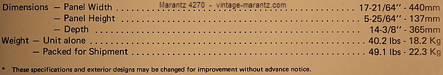 Marantz 4270  -  vintage-marantz.com