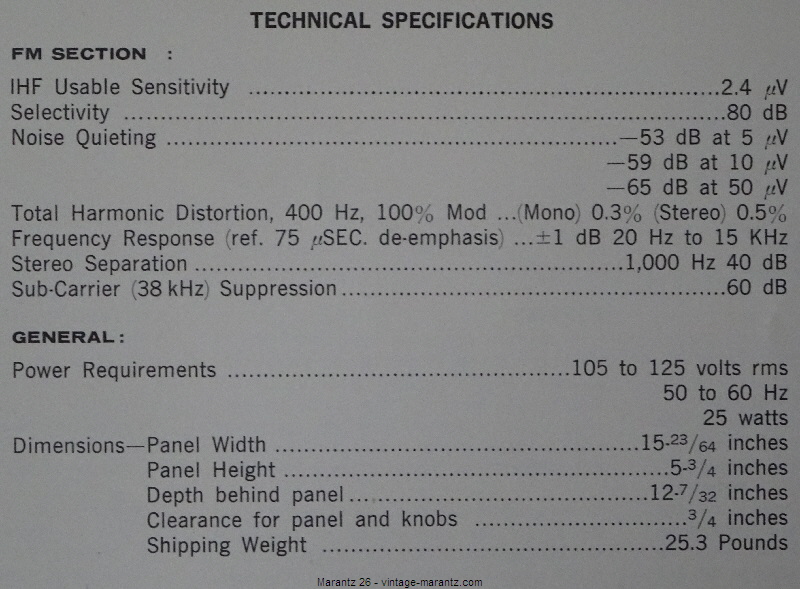 Marantz 26 - vintage-marantz.com