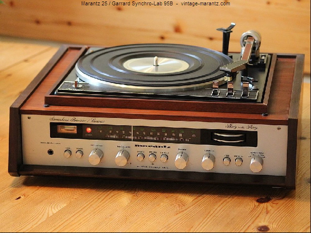 Marantz 25 / Garrard Synchro-Lab 95B  -  vintage-marantz.com