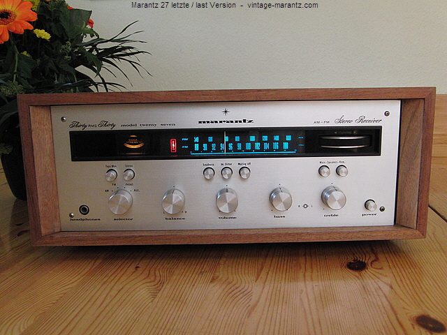 Marantz 27 letzte / last Version  -  vintage-marantz.com