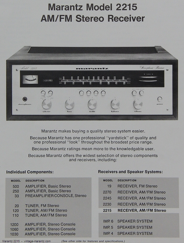 Marantz 2215  -  vintage-marantz.com
