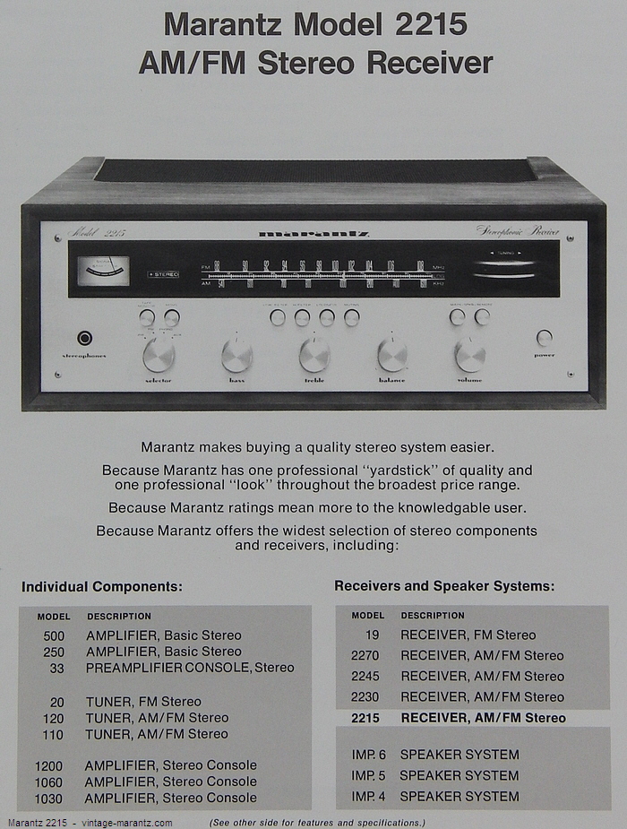 Marantz 2215  -  vintage-marantz.com