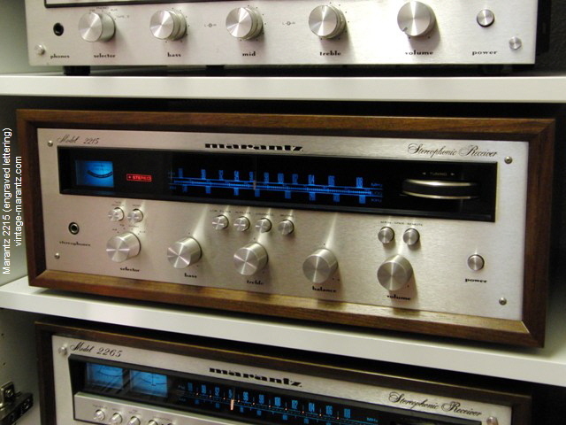 Marantz 2215 (engraved lettering)
        vintage-marantz.com