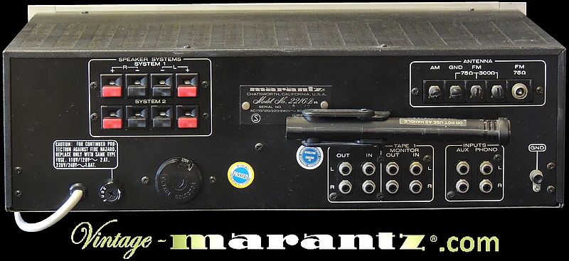 Marantz 2216B  -  vintage-marantz.com