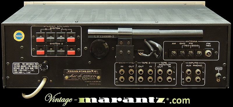 Marantz 2226BL  -  vintage-marantz.com