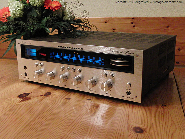 Marantz 2230 engraved  -  vintage-marantz.com