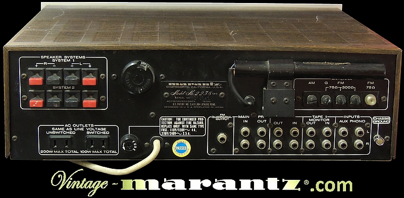 Marantz 2238  -  vintage-marantz.com