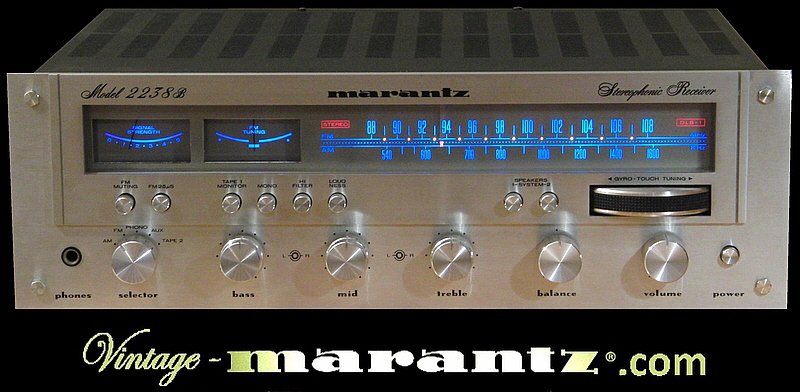 Marantz 2238B Dolby Version  -  vintage-marantz.com