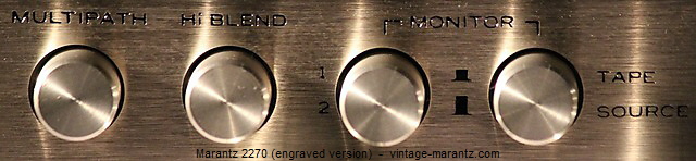 Marantz 2270 (engraved version)  -  vintage-marantz.com