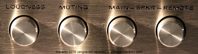 Marantz 2270 (engraved version)  -  vintage-marantz.com