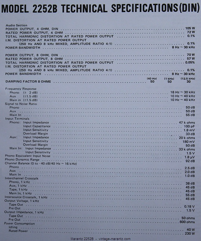 Marantz 2252B  -  vintage-marantz.com
