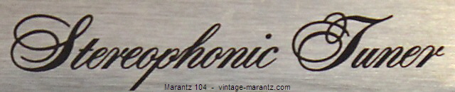 Marantz 104  -  vintage-marantz.com