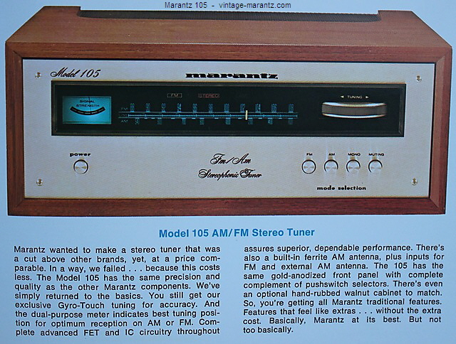 Marantz 105  -  vintage-marantz.com