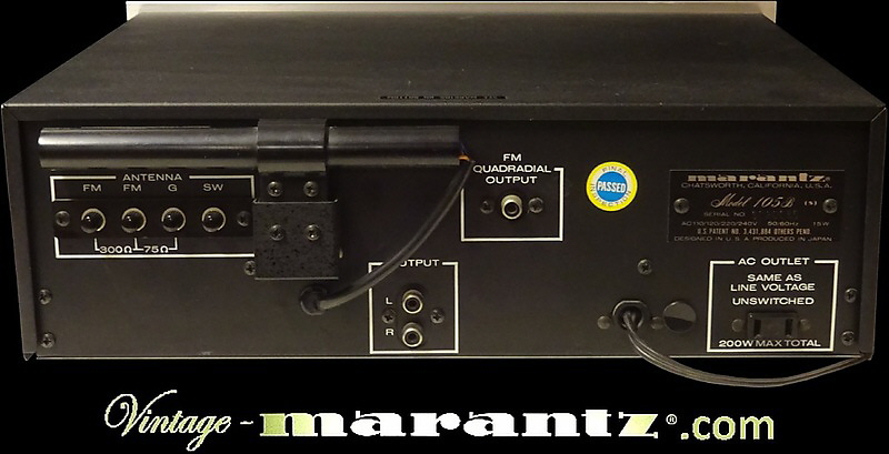 Marantz 105Bsw  -  vintage-marantz.com