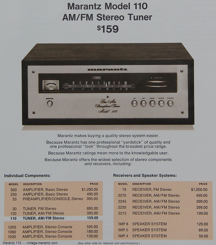 Marantz 110  -  vintage-marantz.com