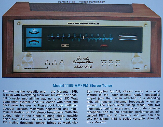 Marantz 115B Details Marantz 115B Details