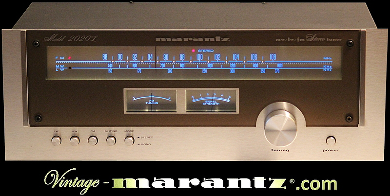 Marantz 2020L Brown Version  -  vintage-marantz.com