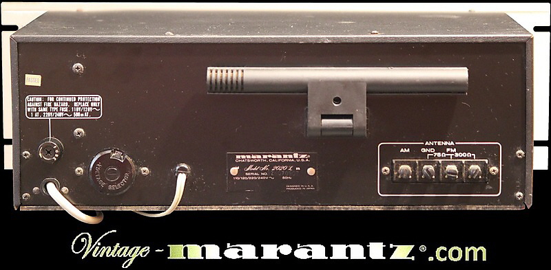 Marantz 2020L Brown Rack Version  -  vintage-marantz.com