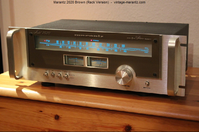 Marantz 2020 Brown (Rack Version)  -  vintage-marantz.com