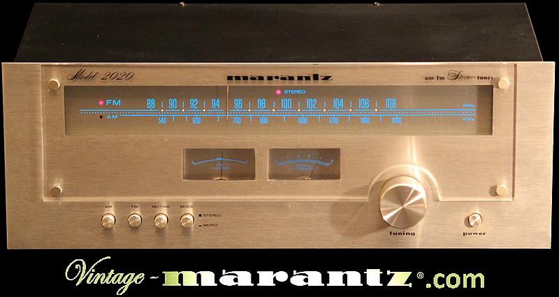 Marantz 2020 Silver acrylic Version  -  vintage-marantz.com