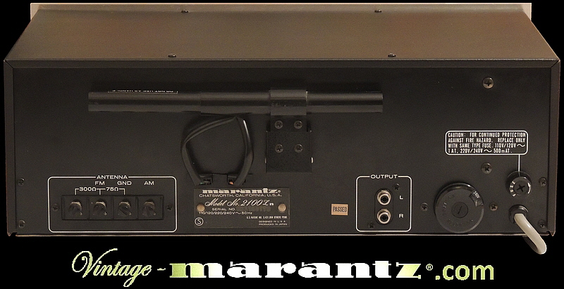 Marantz 2100L  -  vintage-marantz.com