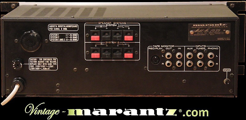 Marantz 1050 Rack Version  -  vintage-marantz.com