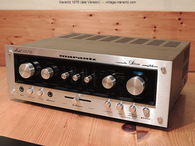 Marantz 1070 (late Version)  -  vintage-marantz.com