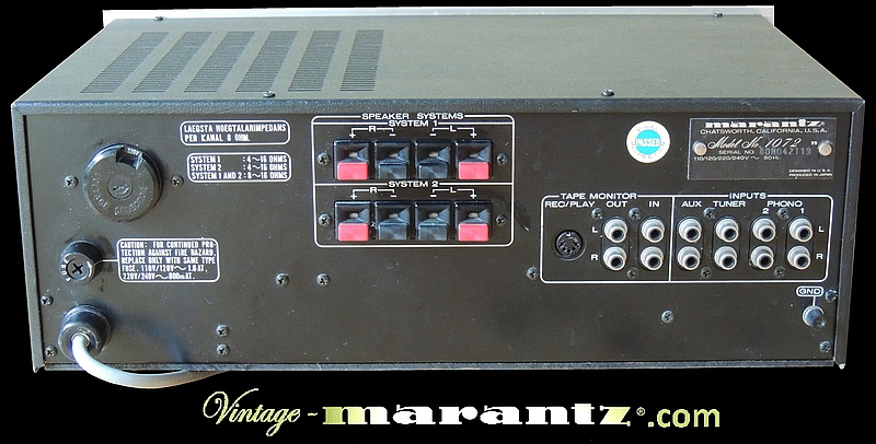 Marantz 1072  -  vintage-marantz.com