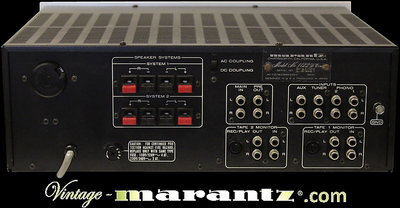 Marantz 1122DC  -  vintage-marantz.com