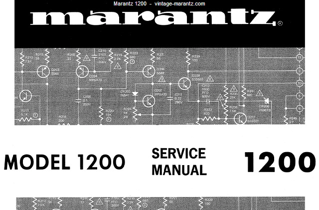 Marantz 1200  -  vintage-marantz.com