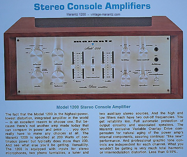 Marantz 1200  -  vintage-marantz.com