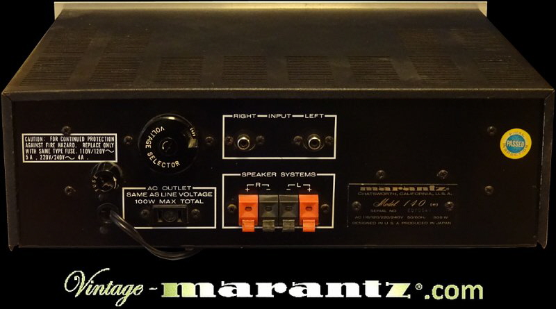 Marantz 140  -  vintage-marantz.com