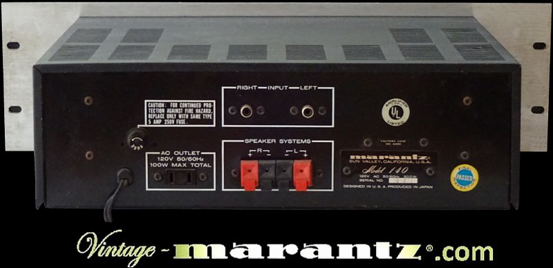 Marantz 140R  -  vintage-marantz.com