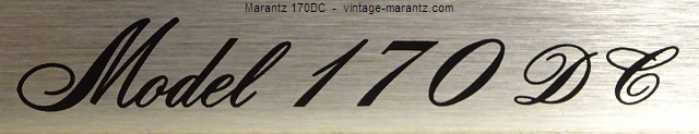 Marantz 170DC  -  vintage-marantz.com