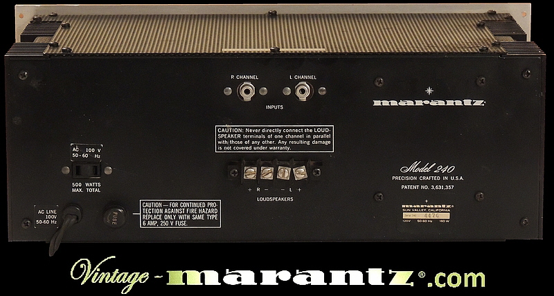 Marantz 240  -  vintage-marantz.com