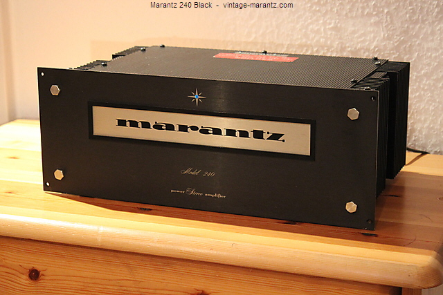 Marantz 240 Black  -  vintage-marantz.com