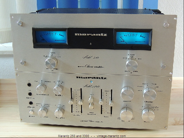 Marantz 250 and 3300  -  -  vintage-marantz.com