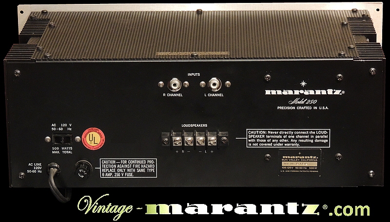 Marantz 250  -  vintagemarantz.com