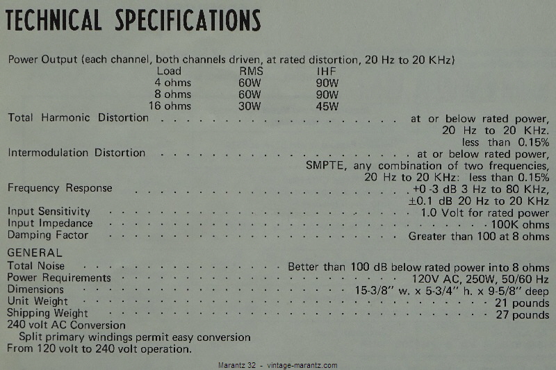Marantz 32  -  vintage-marantz.com
