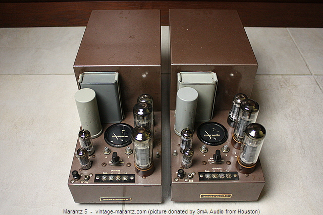 Marantz 5  -  vintage-marantz.com (picture donated by 3mA Audio from Houston)