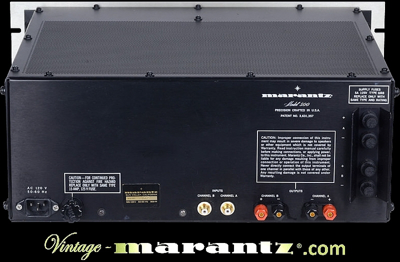 Marantz 500  -  vintage-marantz.com