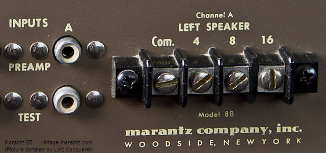 Marantz 8B  -  vintage-marantz.com                    
   (Picture donated by Loc Cocquerel)